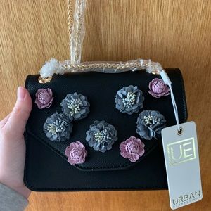 Urban Expressions Vegan Leather Floral Crossbody